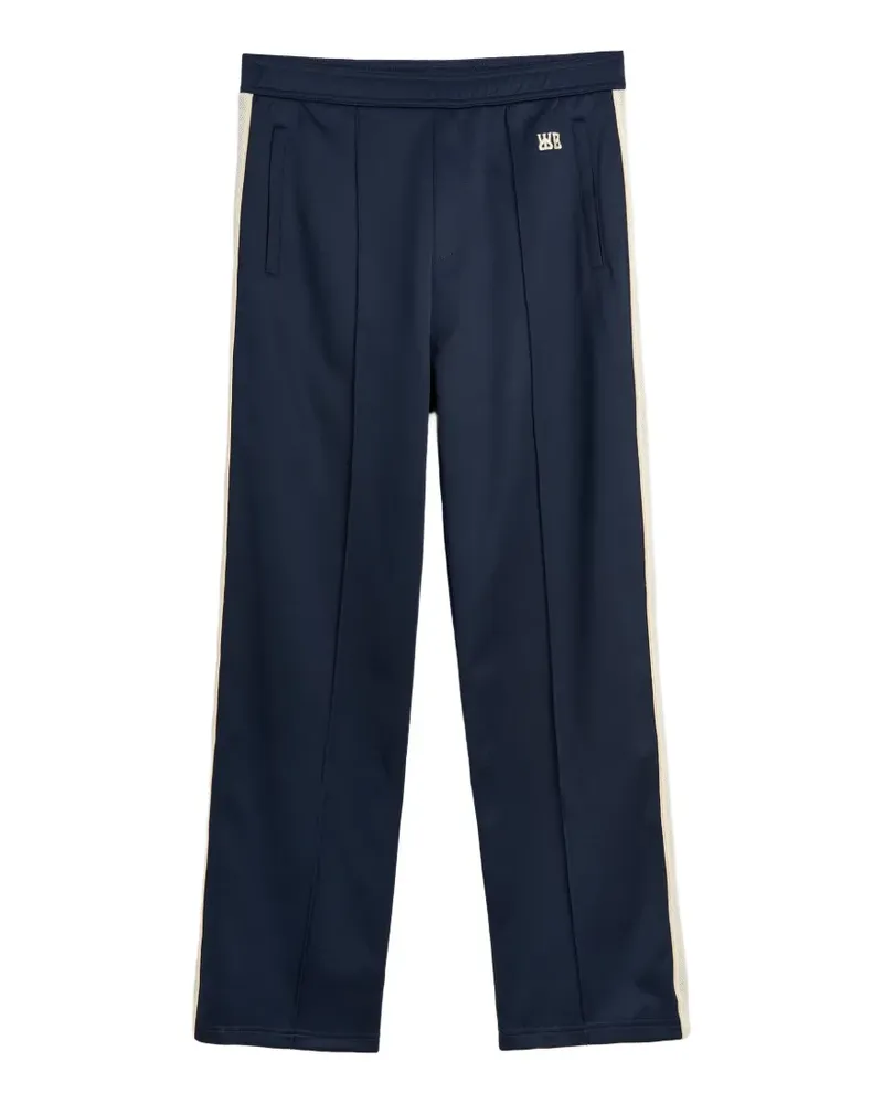 Wales Bonner Motion side-stripe track pants - Blau Blau