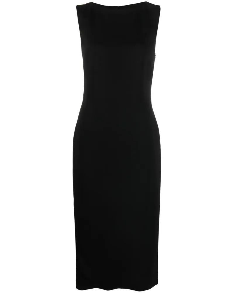 St. Agni Kleid mit U-Boot-Ausschnitt - Schwarz Schwarz