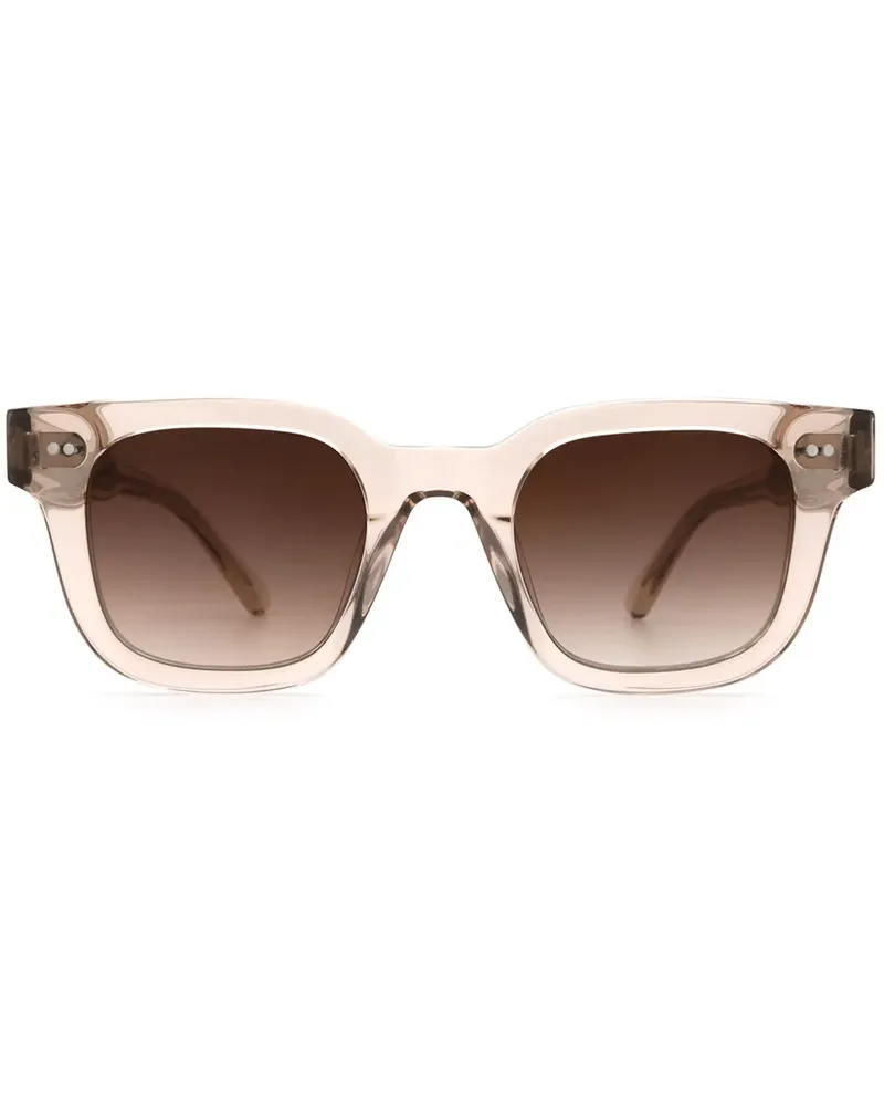 CHIMI 04 Sonnenbrille mit eckigem Gestell - Nude Nude