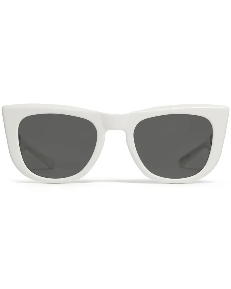 Maison Margiela x Gentle Monster Cat-Eye-Sonnenbrille - Weiß Weiß