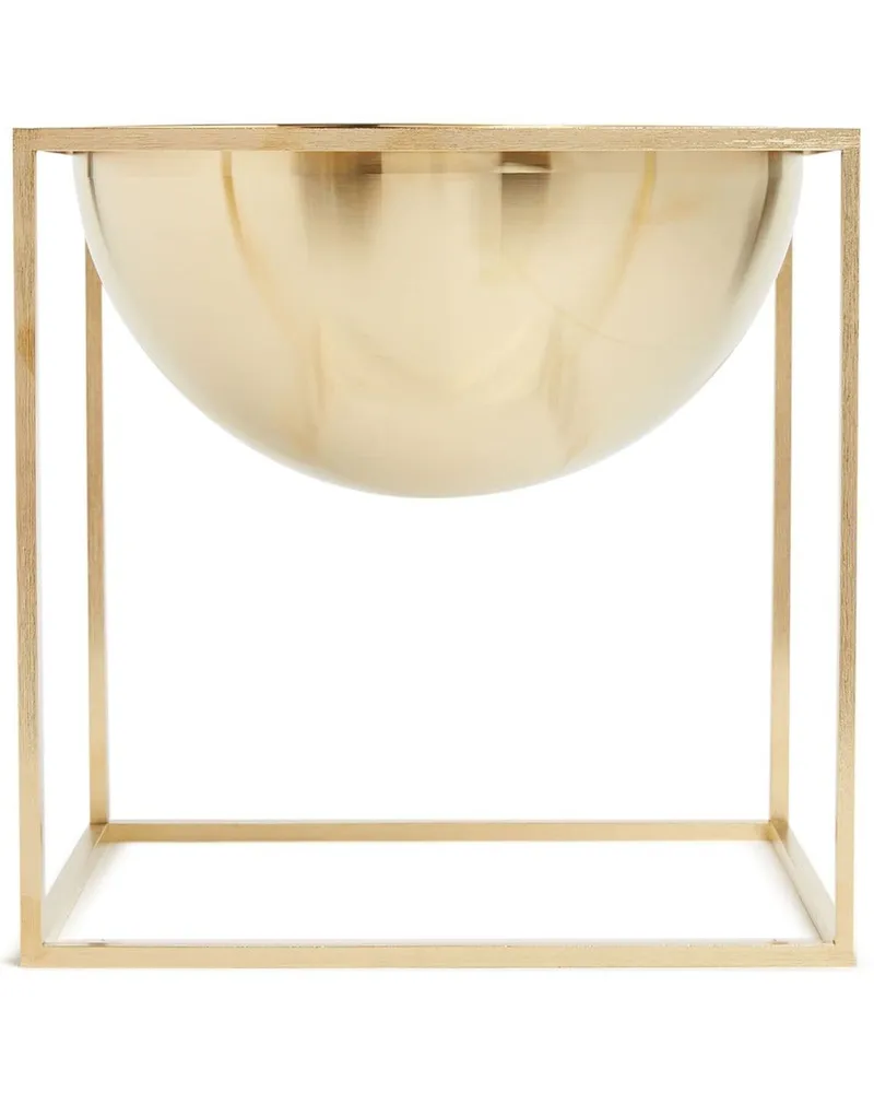 Audo Kubus Vase mit Schalenform - Gold Gold