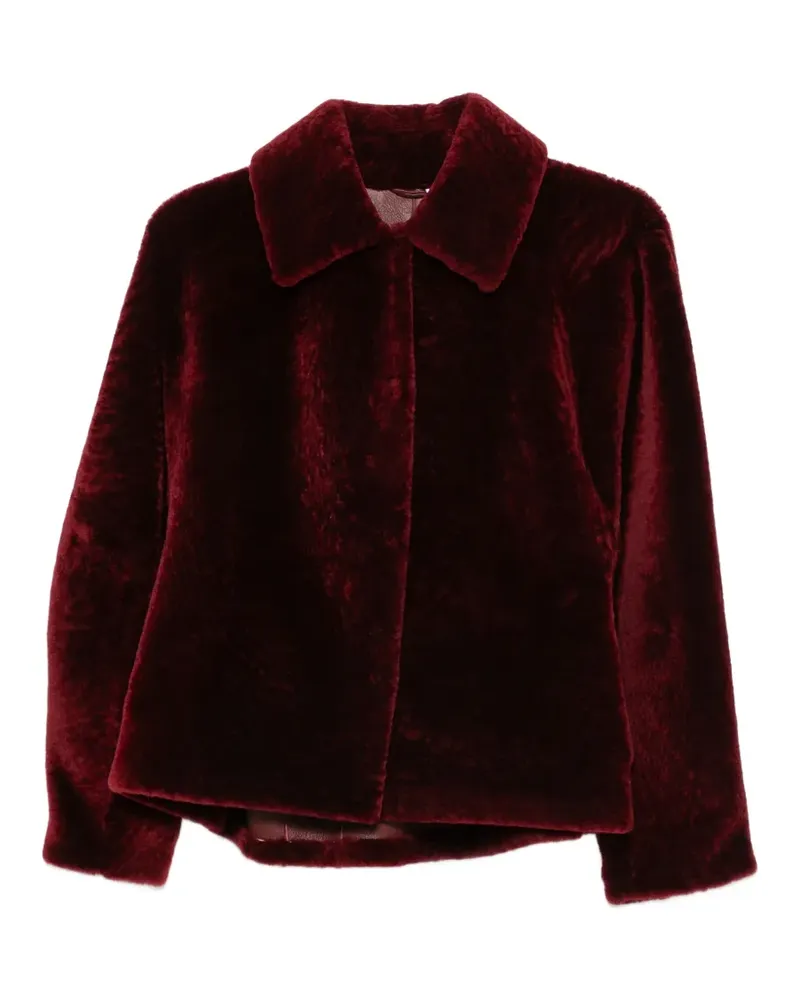 Manzoni 24 Jacke aus Shearling - Rot Rot