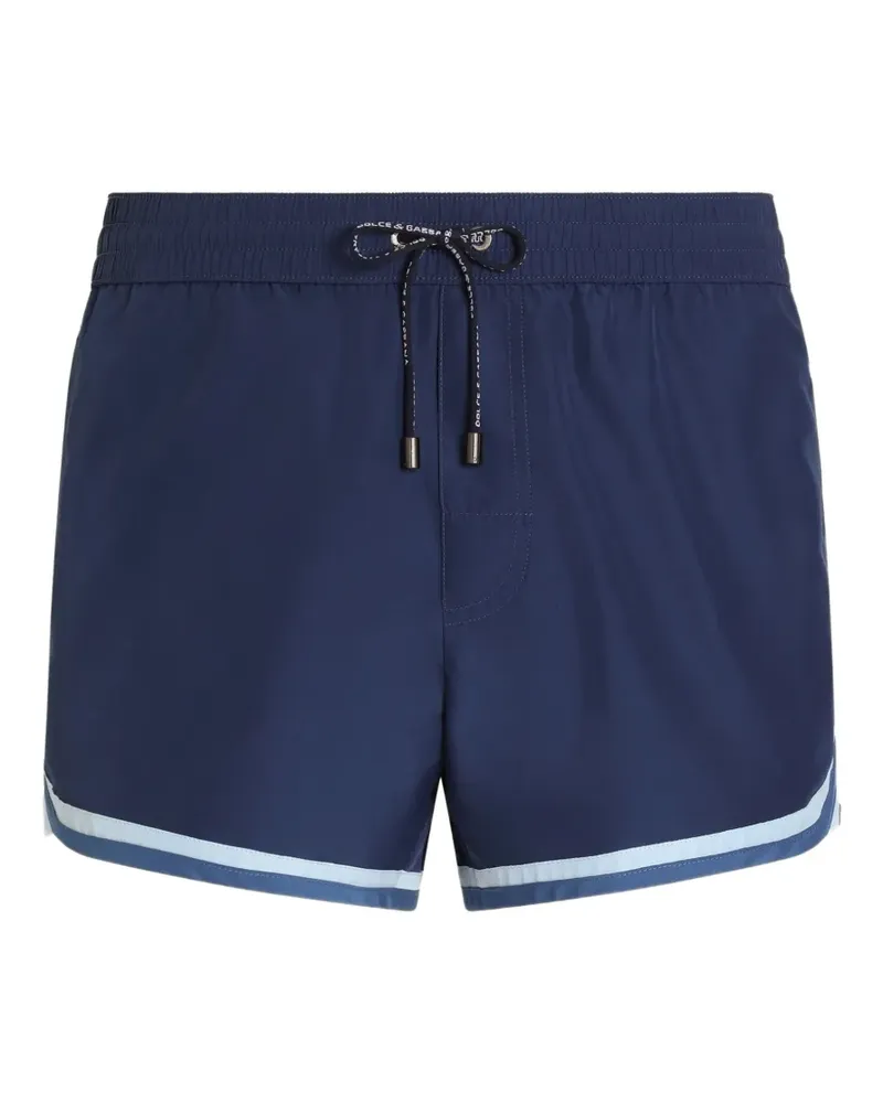 Dolce & Gabbana Badeshorts aus Canvas - Blau Blau