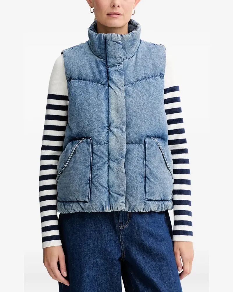 Levi's Western Bubble padded pocket gilet - Blau Blau