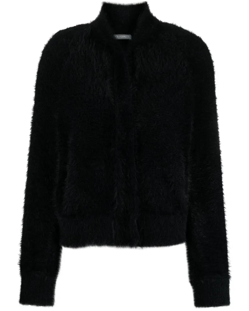 Alberta Ferretti Cardigan mit V-Ausschnitt - Schwarz Schwarz