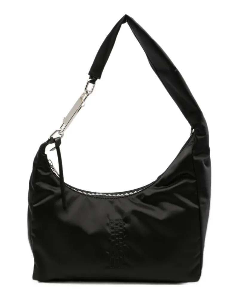 Rick Owens Kleine Gemini Schultertasche mit Reißverschluss - Schwarz Schwarz