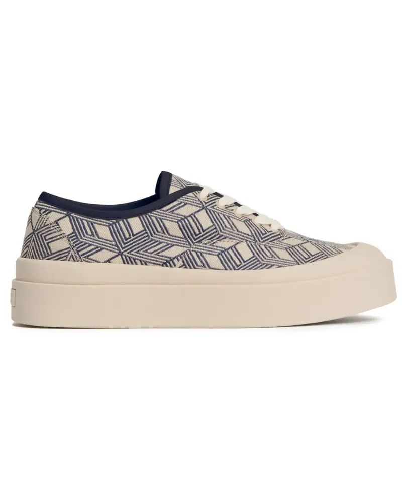 Fabiana Filippi Sneakers mit geometrischem Print - Nude Nude