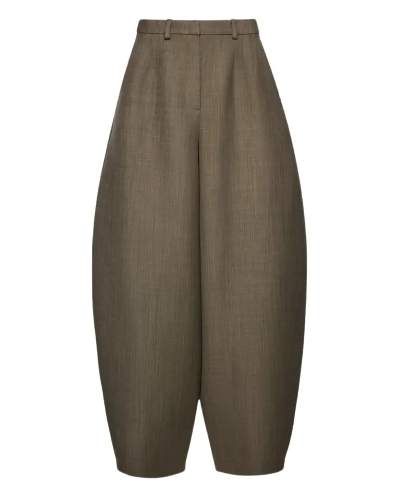 Magda Butrym belted balloon trousers - Braun Braun