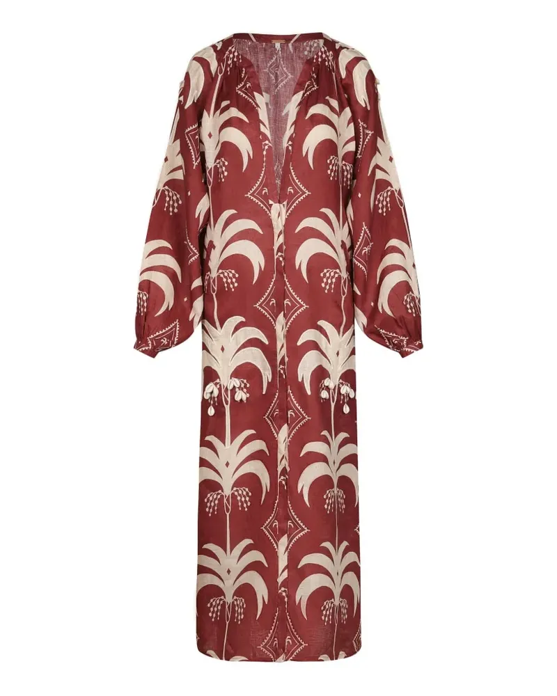 Johanna Ortiz Weaving Waves midi dress - Rot Rot