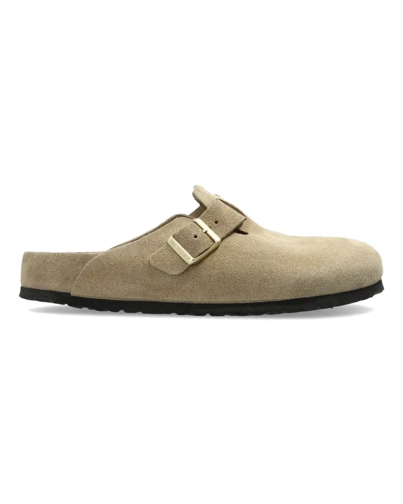 Birkenstock Boston buckle mules - Nude Nude