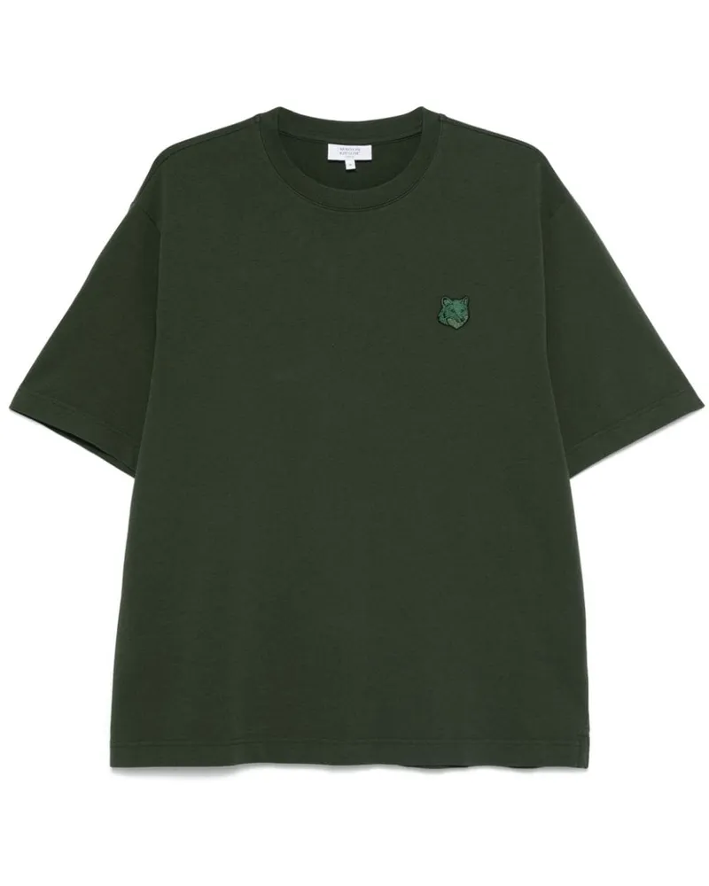 Kitsuné Bold Fox T-Shirt - Grün Grün