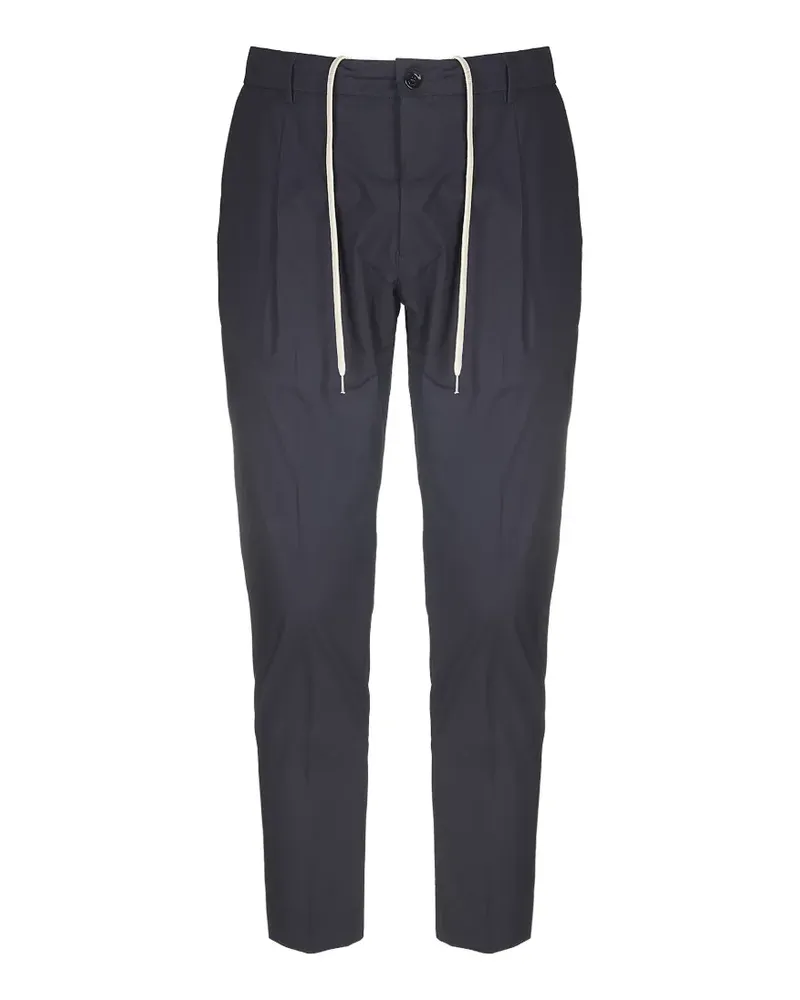 Be Able Riccardo pleated drawstring trousers - Blau Blau