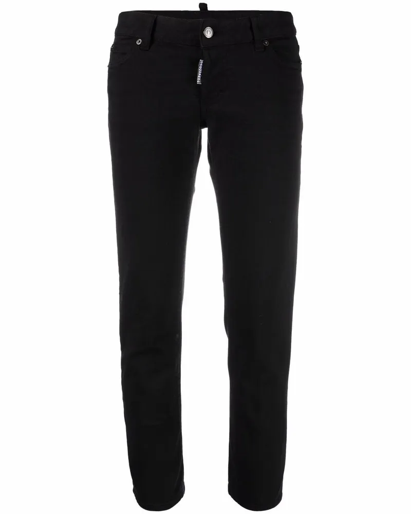 Dsquared2 Klassische Cropped-Hose - Schwarz Schwarz