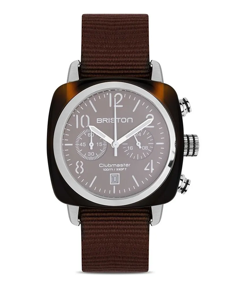 BRISTON Clubmaster Classic 40mm Braun