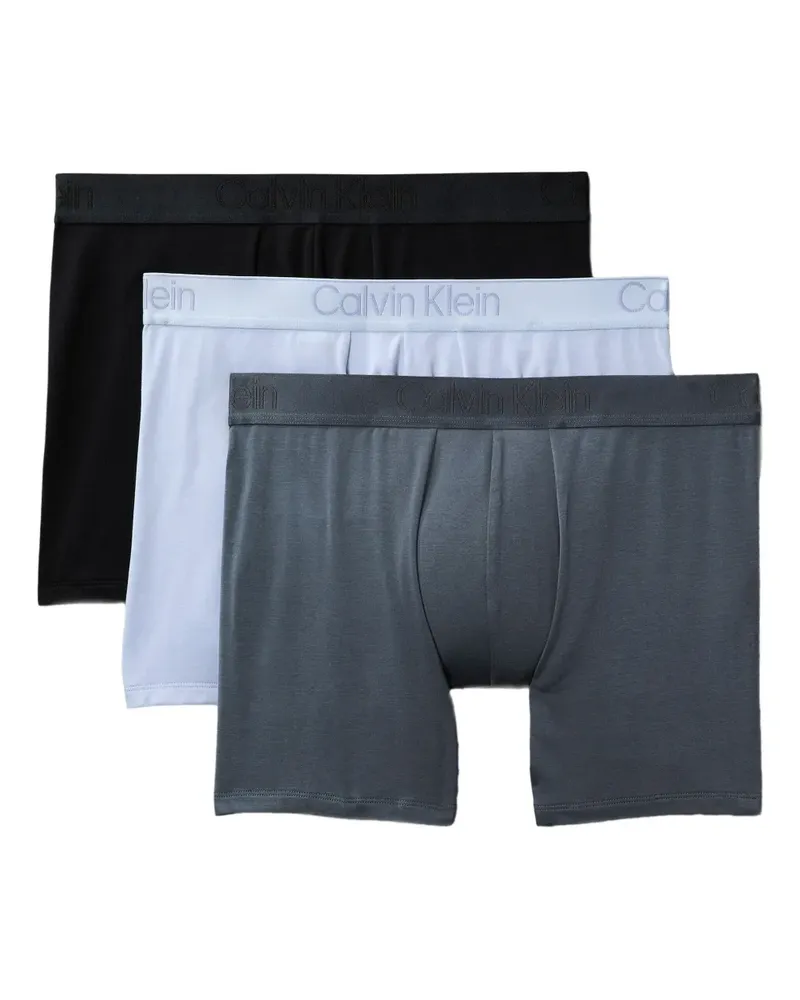 Calvin Klein Set aus drei Boxershorts mit Logo-Bund - Schwarz Schwarz