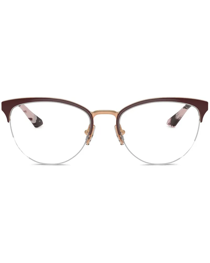 Vogue Brille mit Cat-Eye-Gestell - Rot Rot
