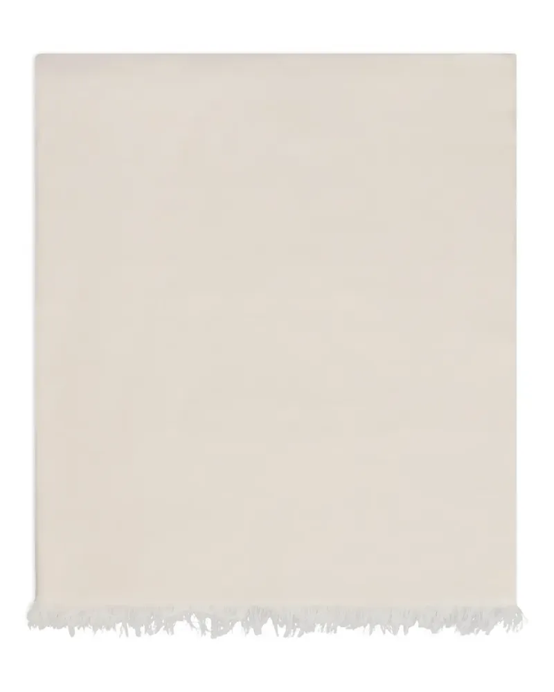 Max Mara Schal mit Fransen - Braun Braun
