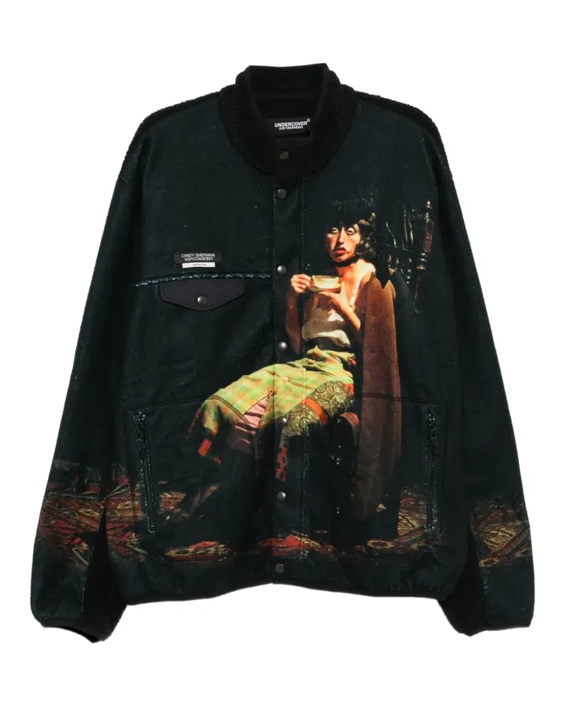 Undercover x Cindy Sherman graphic-print jacket - Schwarz Schwarz