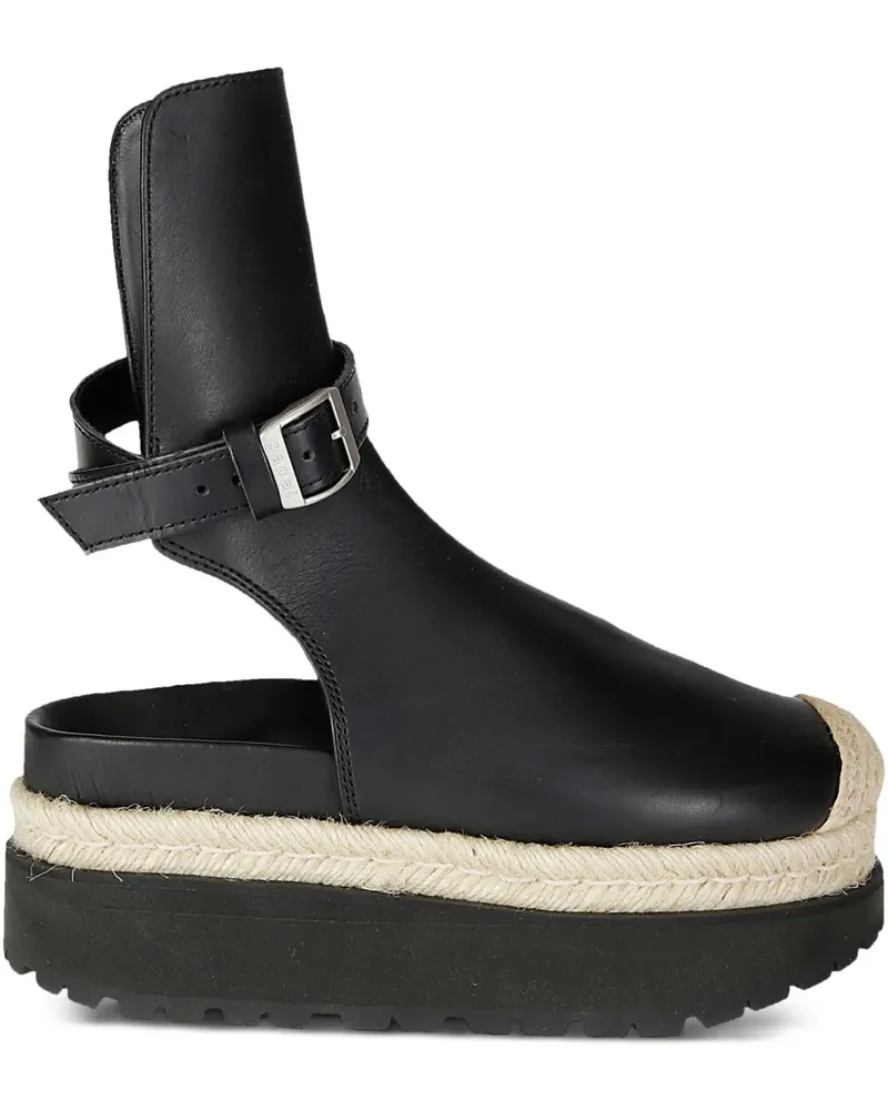 Sacai Jodphur Sandalen - Schwarz Schwarz