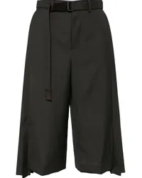 Sacai Klassische Bundfaltenhose Grün