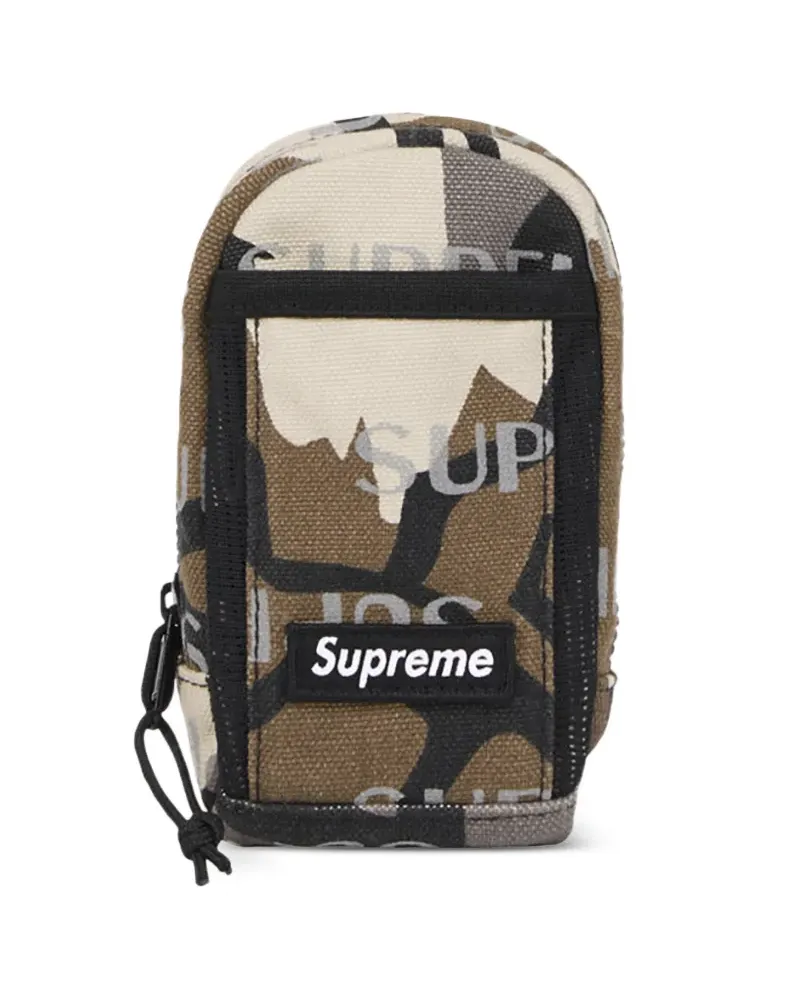 Supreme Being Gürteltasche mit Camouflage-Print - Grün Grün