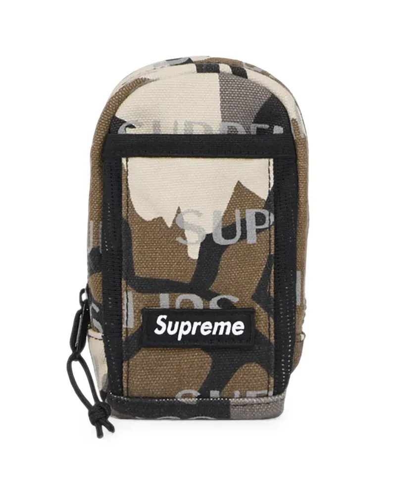 Supreme Being camo-print logo-patch belt bag - Grün Grün