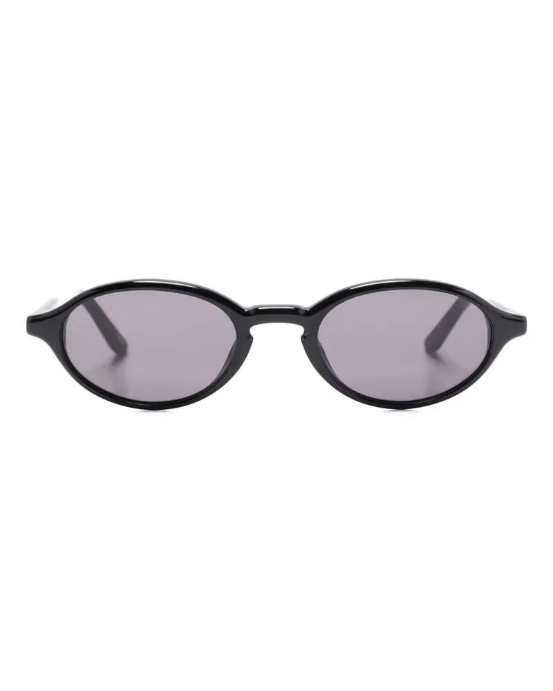 CHIMI Sonnenbrille mit ovalem Gestell - Schwarz Schwarz