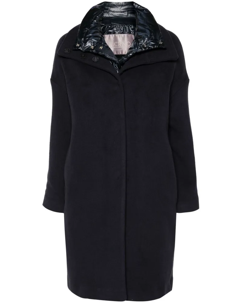 Herno Resort Mantel im Layering-Look - Blau Blau
