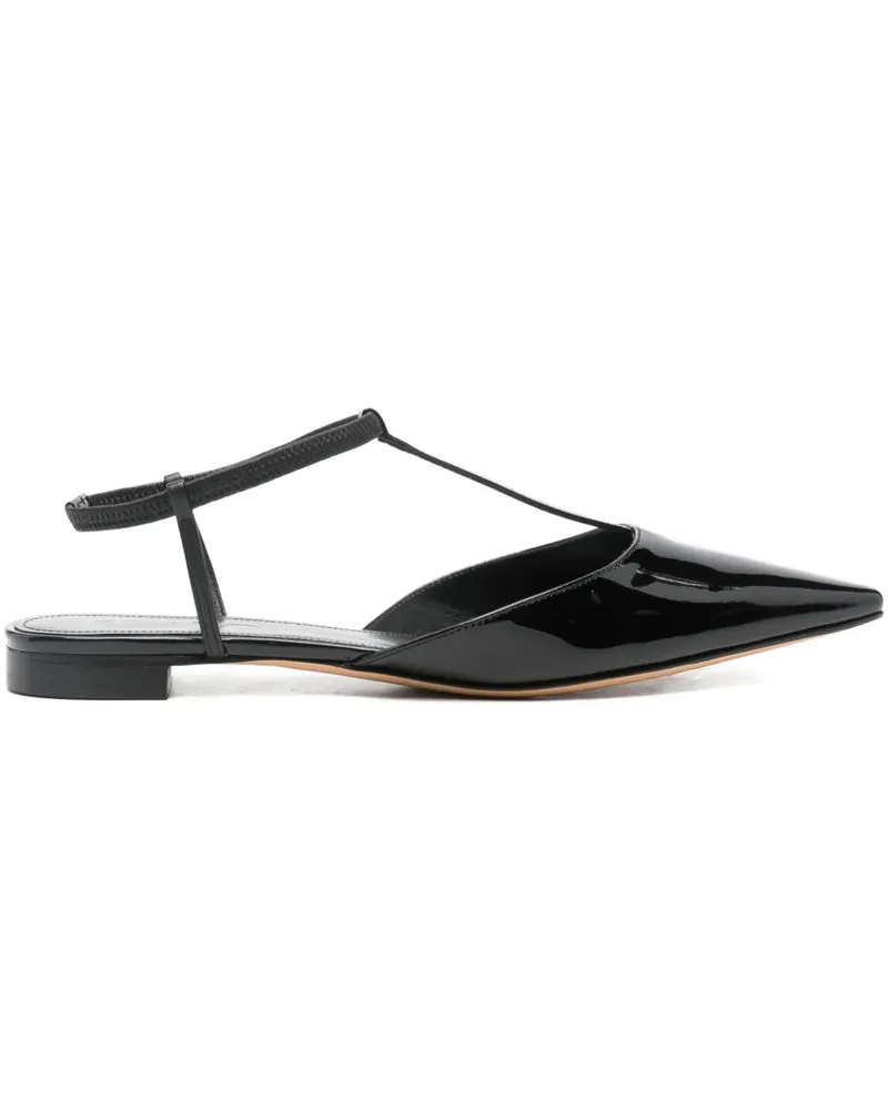 ERALDO point-toe flat pumps - Schwarz Schwarz
