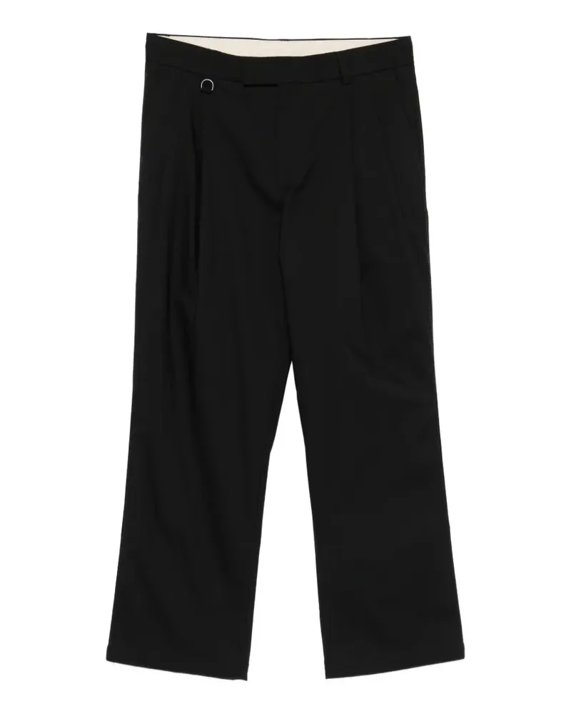 Paolo Pecora Milano pleated trousers - Schwarz Schwarz