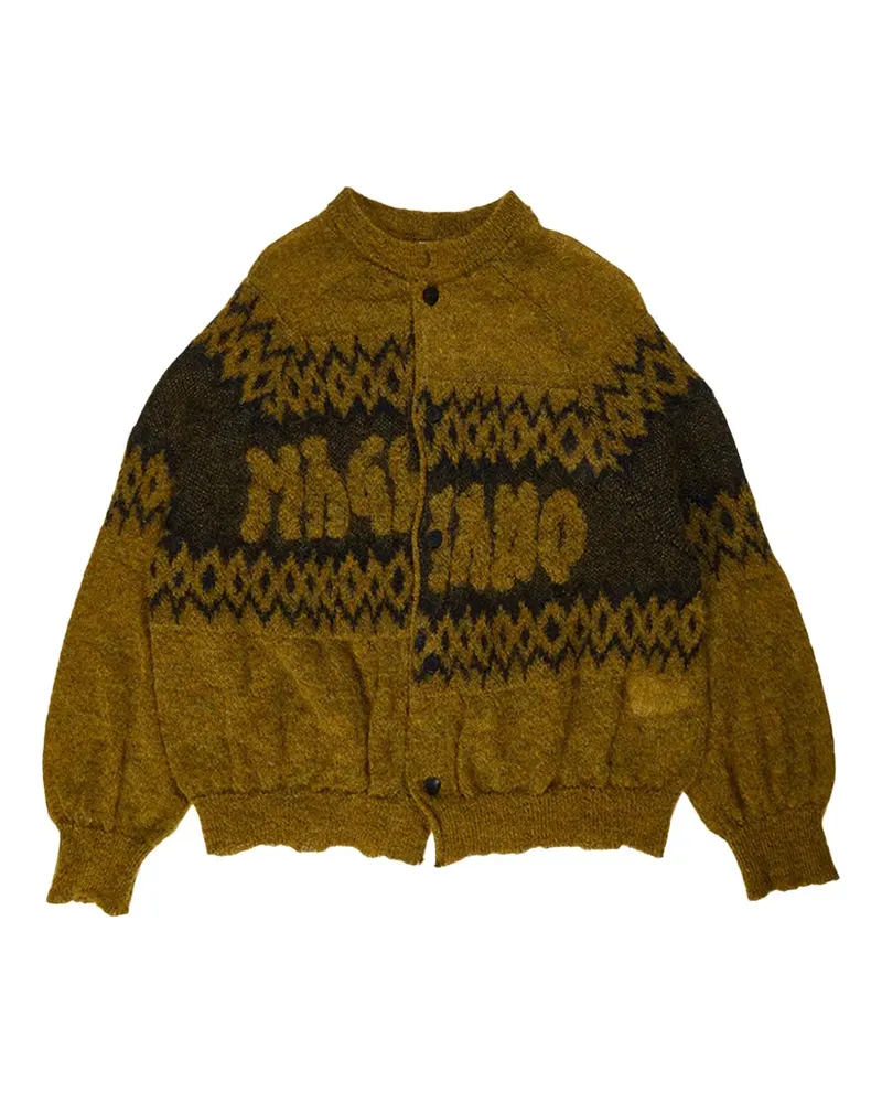 Magliano Asymmetrischer Cardigan - Gelb Gelb