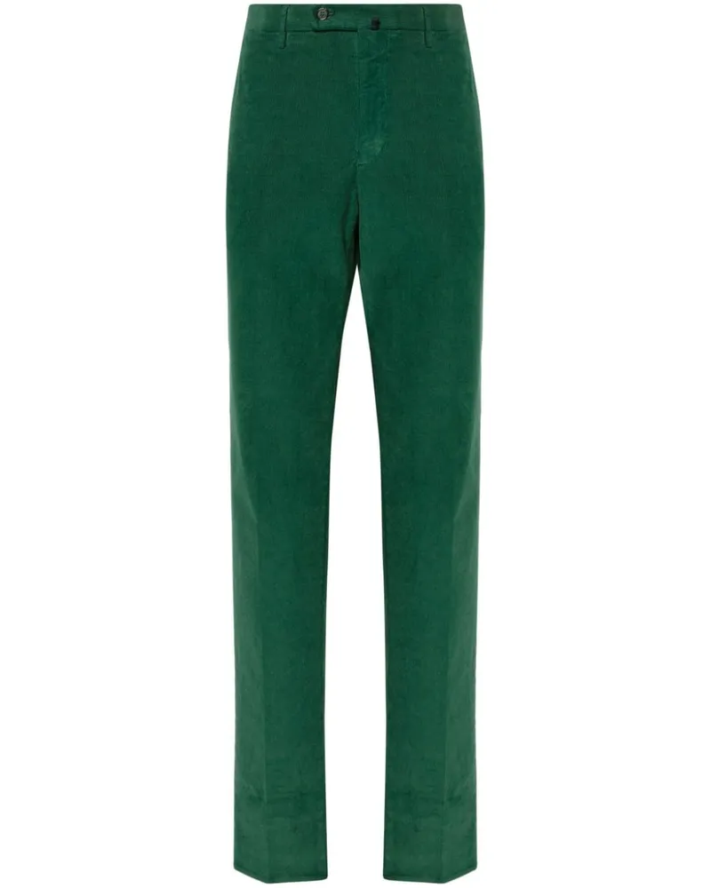Incotex Straight-Leg-Hose aus Cord - Grün Grün