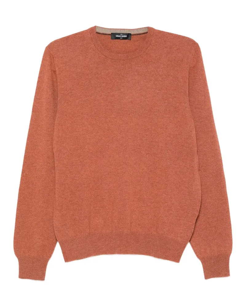 Gran Sasso crew-neck sweater - Orange Orange