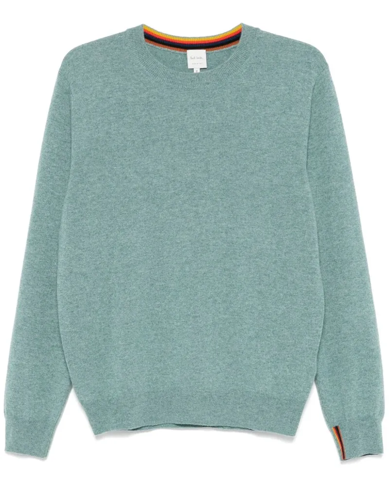 Paul Smith Kaschmirpullover mit rundem Ausschnitt Blau