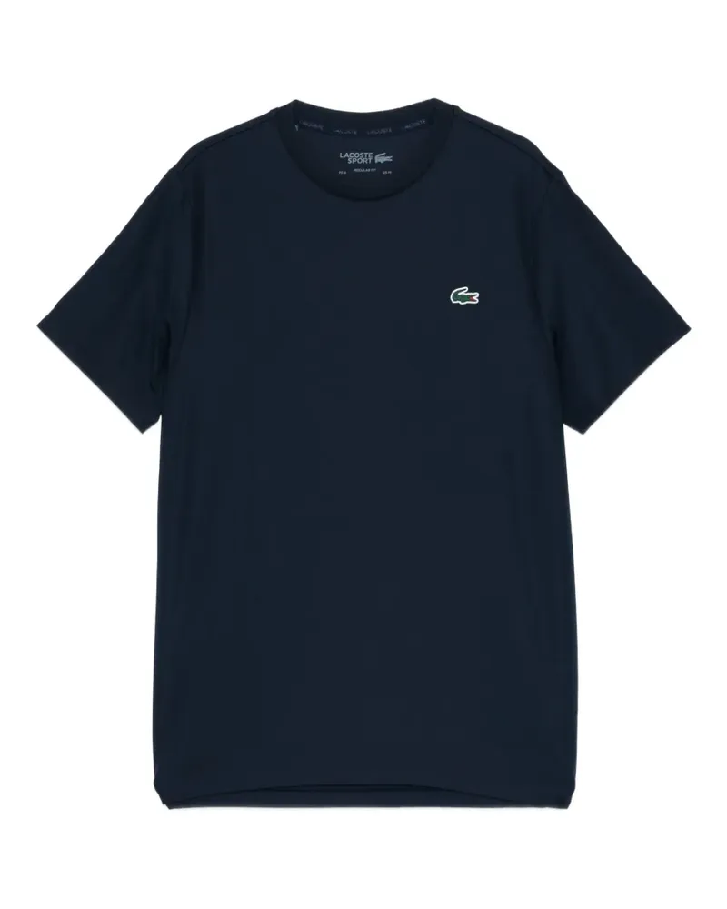 Lacoste logo-embroidered T-shirt - Blau Blau