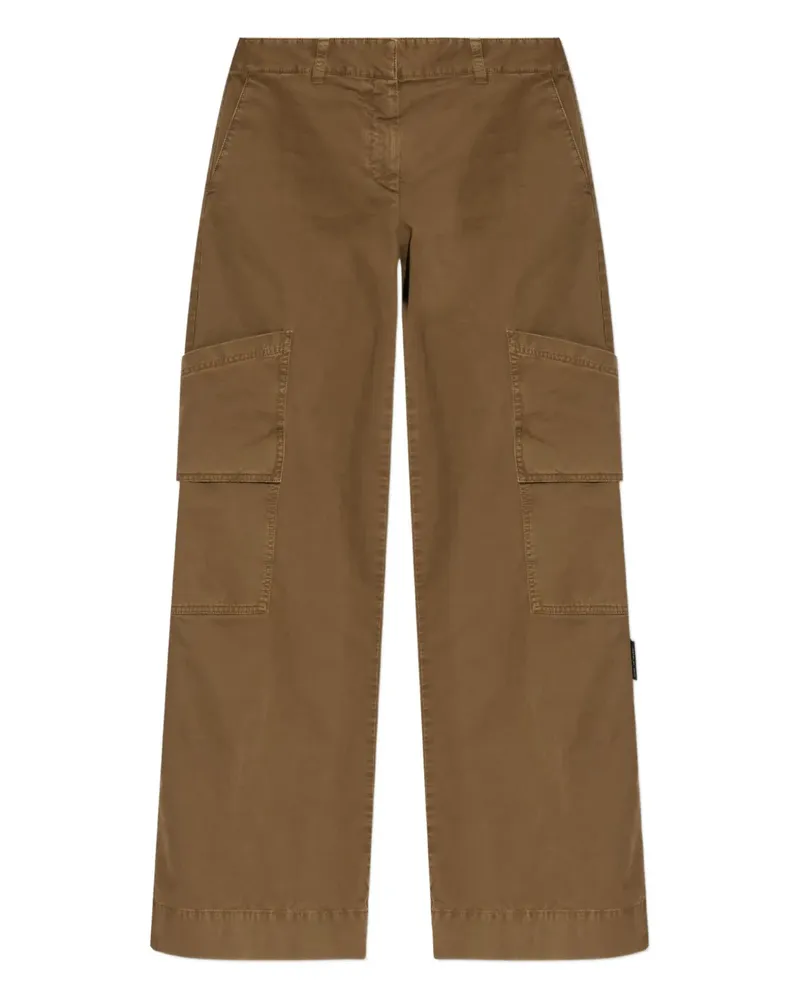 OFF-WHITE cargo pocket trousers - Braun Braun
