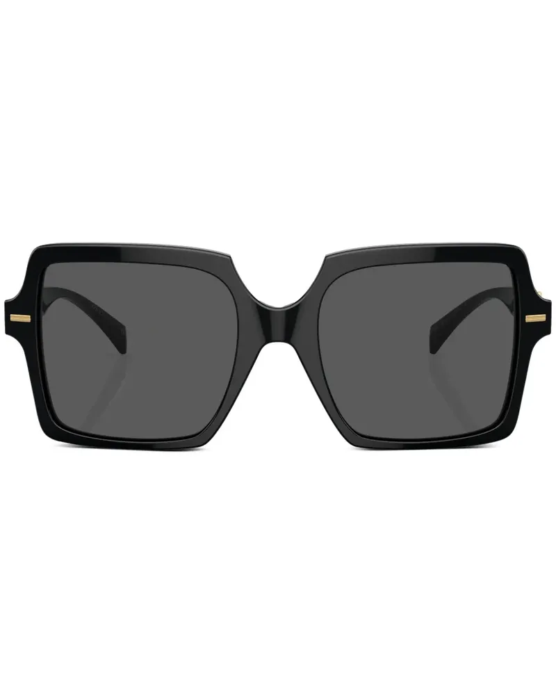 Versace Sonnenbrille im Oversized-Look - Schwarz Schwarz
