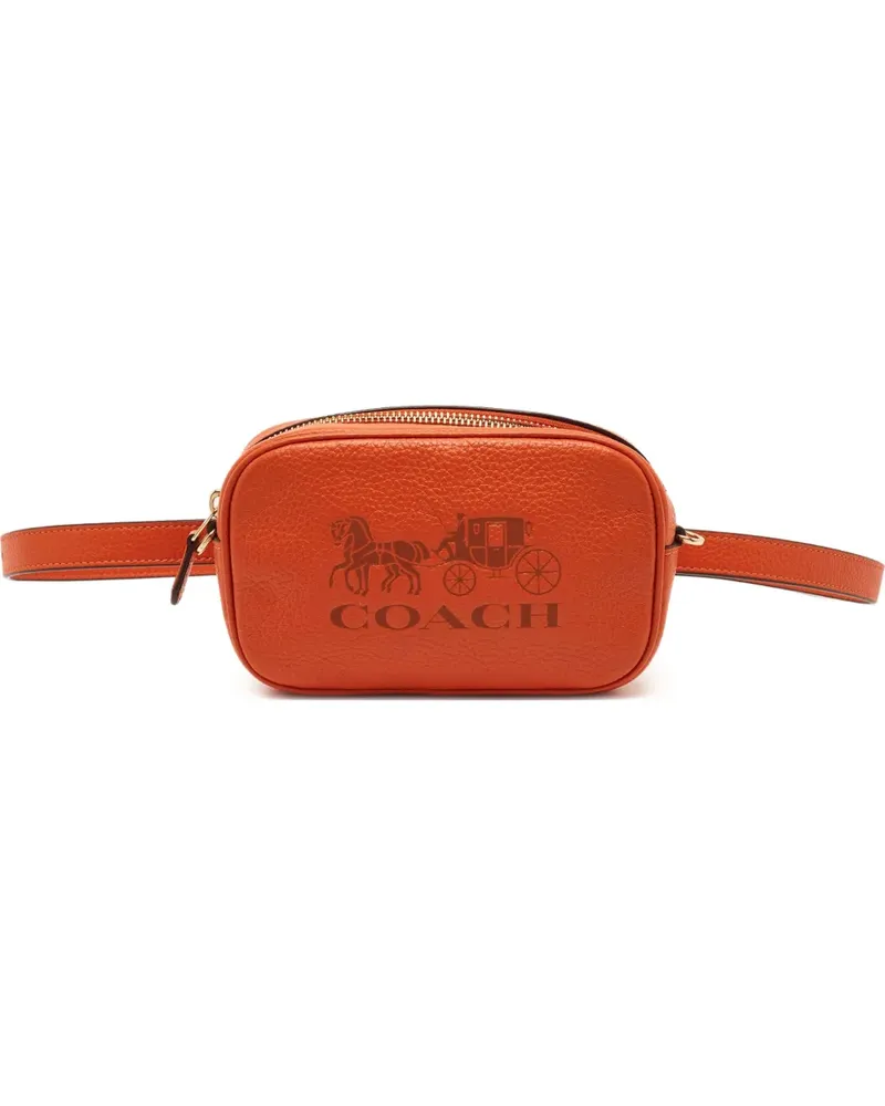Coach Jes Gürteltasche aus Leder - Orange Orange
