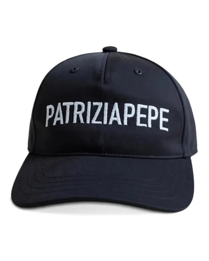 Patrizia Pepe logo-embroidered baseball cap - Schwarz Schwarz