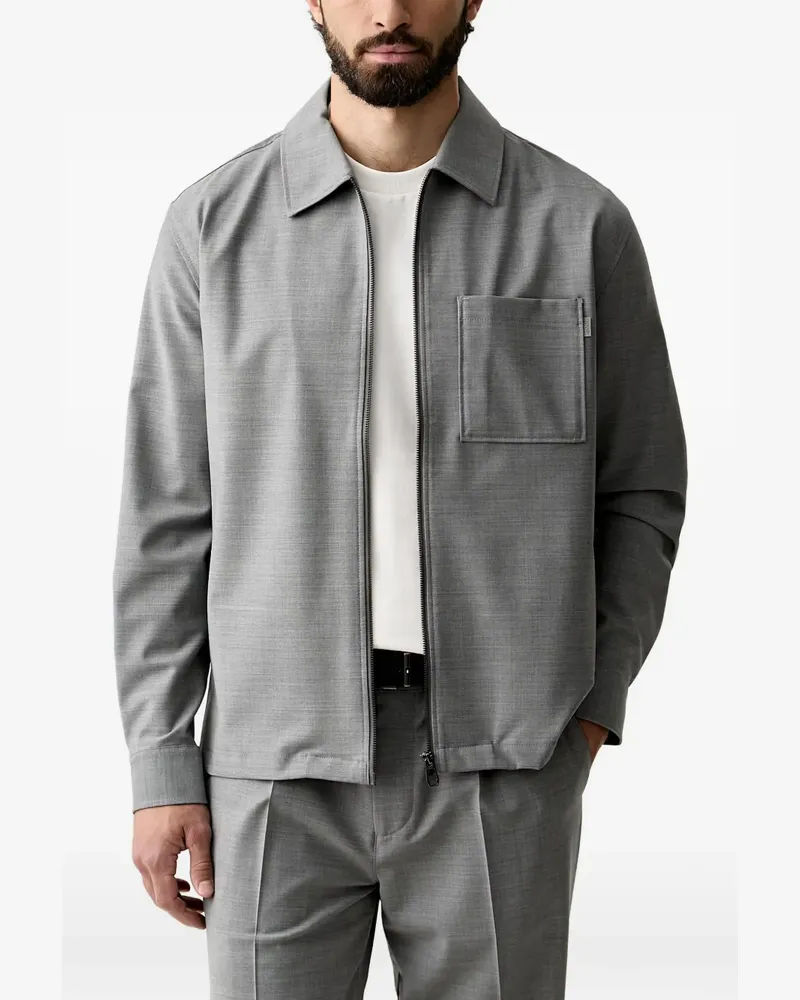 JOOP! Hemd mit aufgesetzter Tasche - Grau Grau