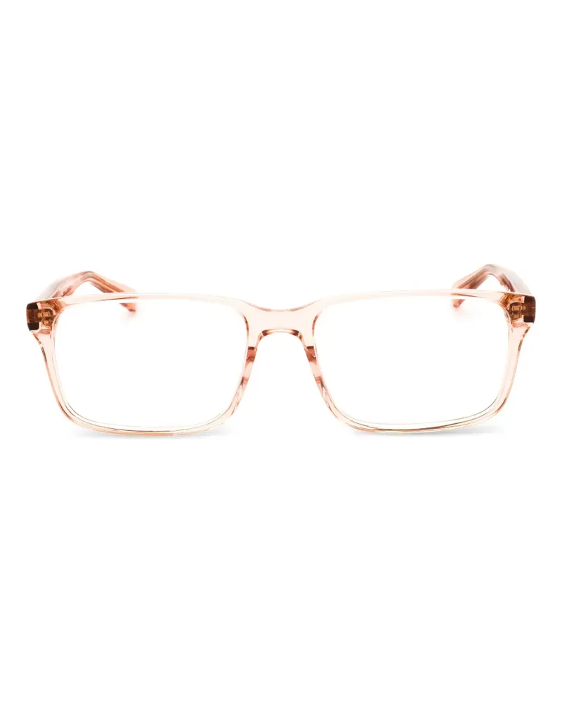 Nike Brille mit eckigem Gestell - Orange Orange