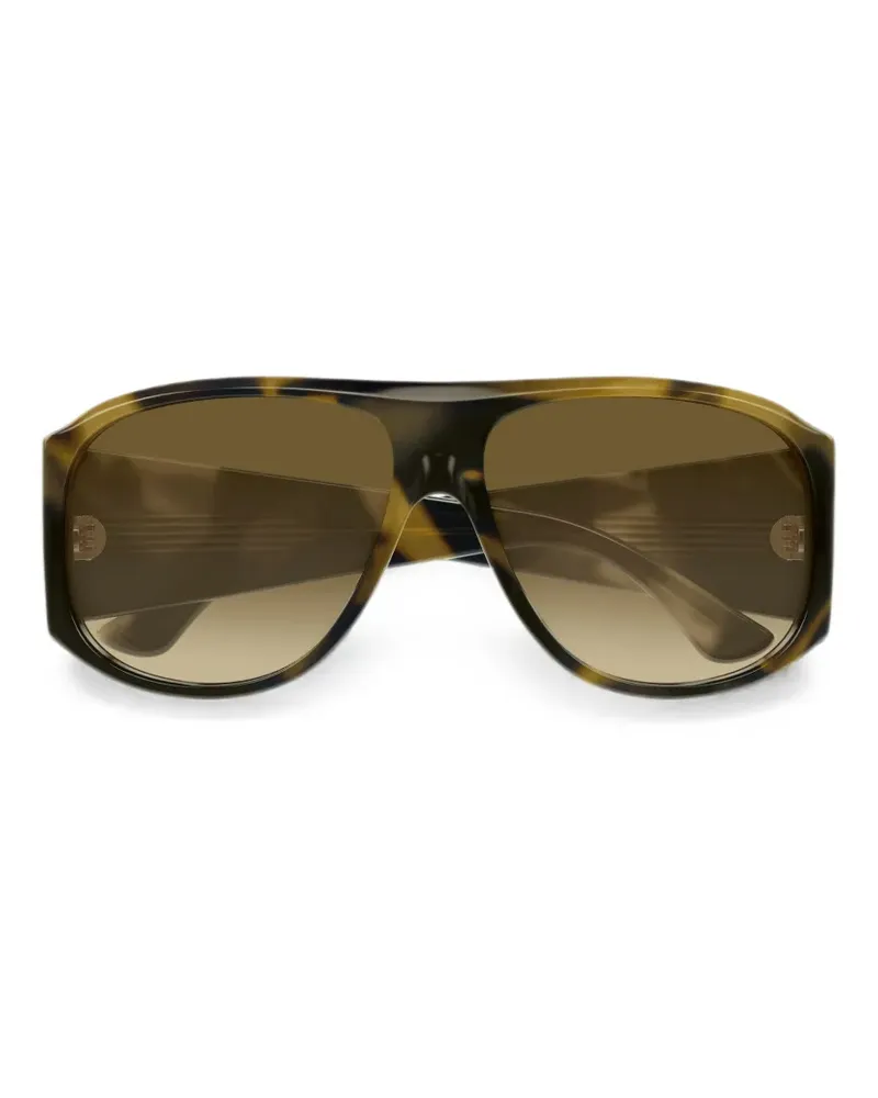 Chloé pilot-frame sunglasses - Braun Braun
