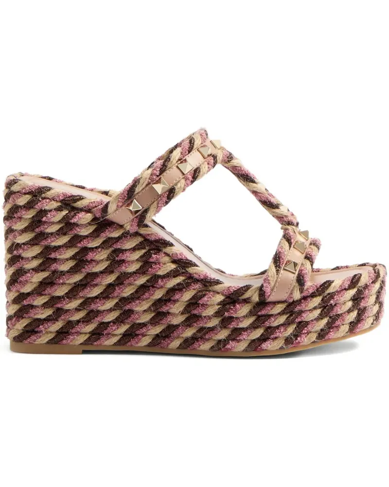 Valentino Garavani Rockstud Sandalen 90mm - Nude Nude