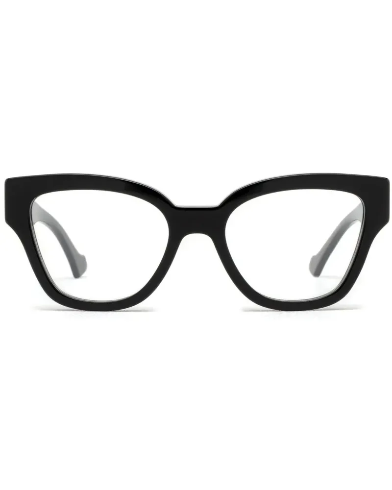 Gucci Brille mit geometrischem Gestell - Schwarz Schwarz
