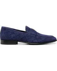 Roberto Cavalli Loafer aus Wildleder Blau