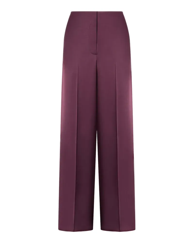 Pinko Satinhose mit weitem Bein - Rot Rot