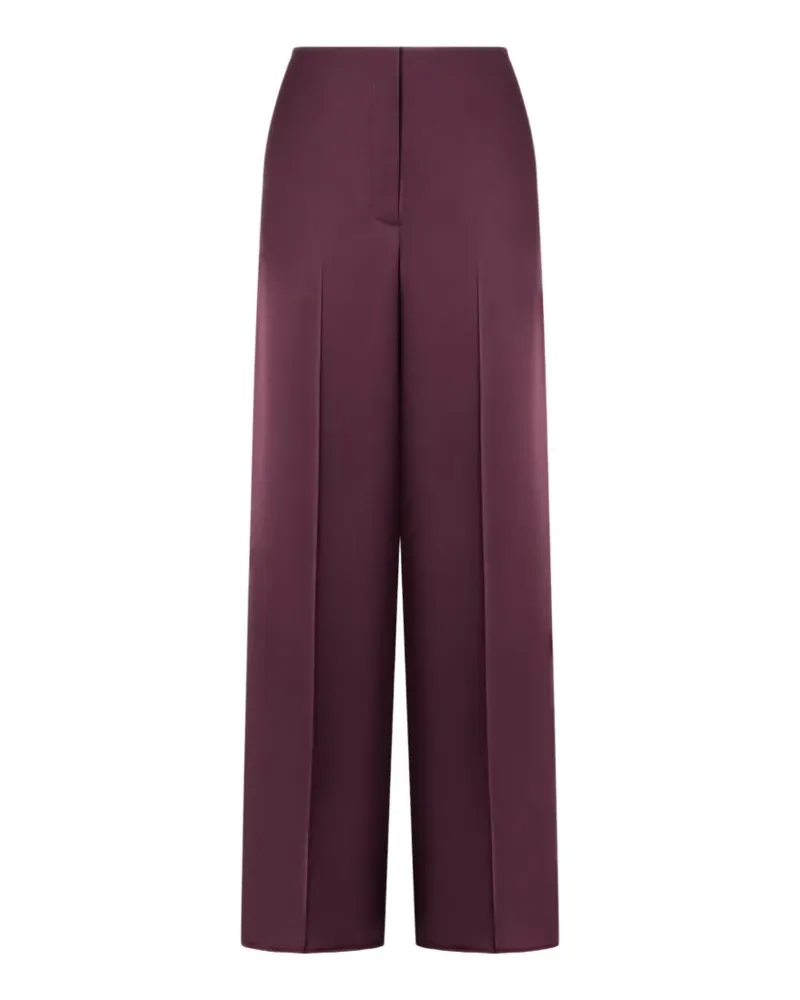 Pinko wide-leg satin trousers - Rot Rot