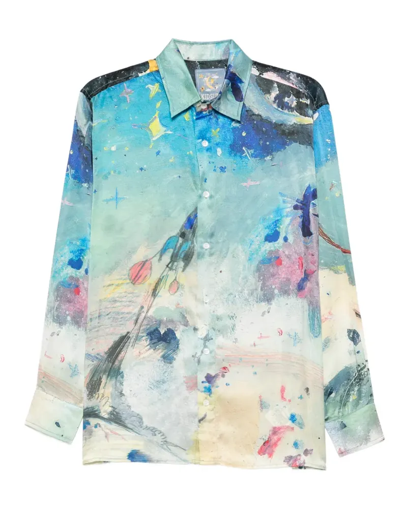 KidSuper Book Page shirt - Blau Blau