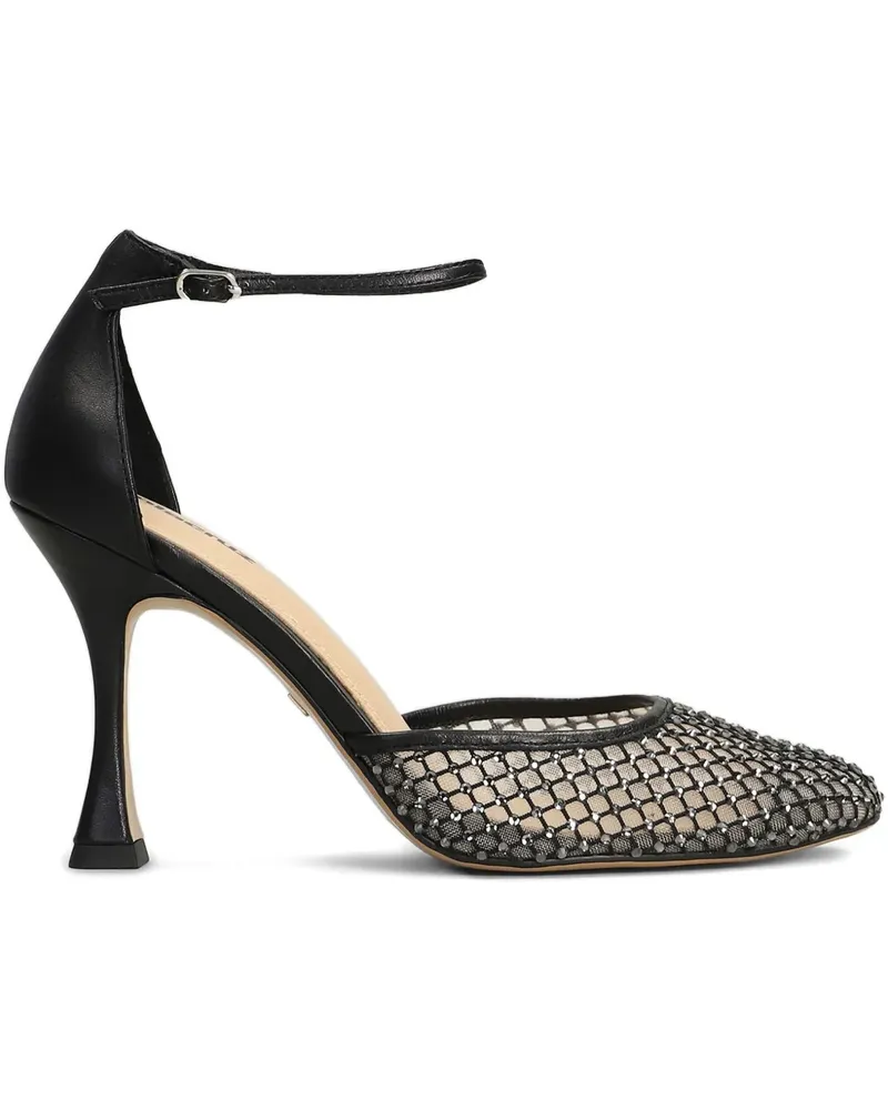 Lola Cruz Pumps mit verziertem Absatz - Schwarz Schwarz