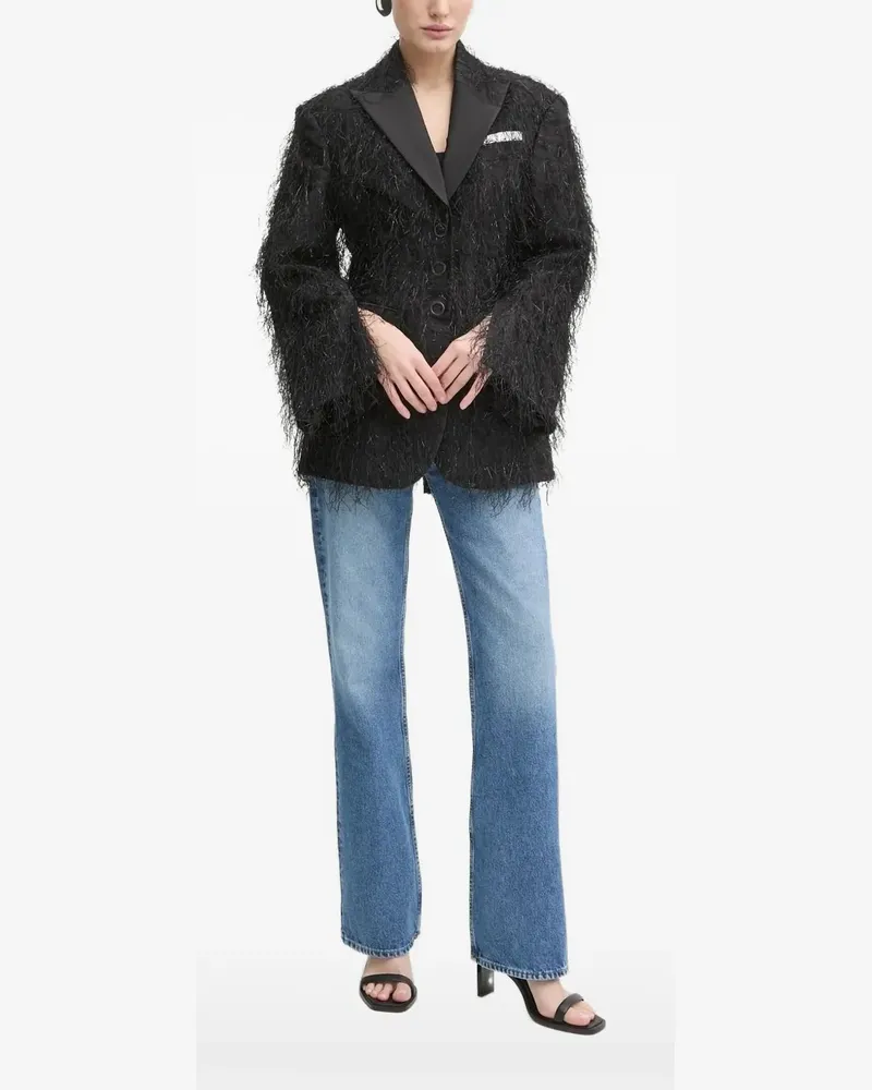 Day Birger et Mikkelsen Alba Jacke mit Fransendetail - Schwarz Schwarz